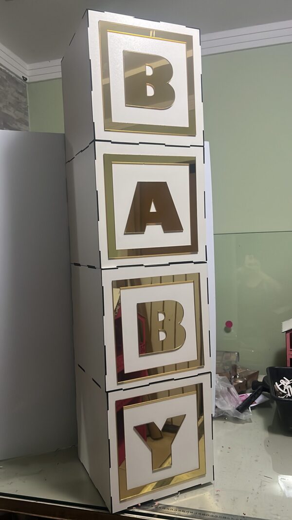 Cubo em MDF 35cm - Image 2